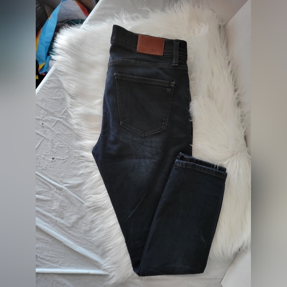 Madewell Women's Dark Blue Skinny Crop Jeans, Size 28 X 26 inseam